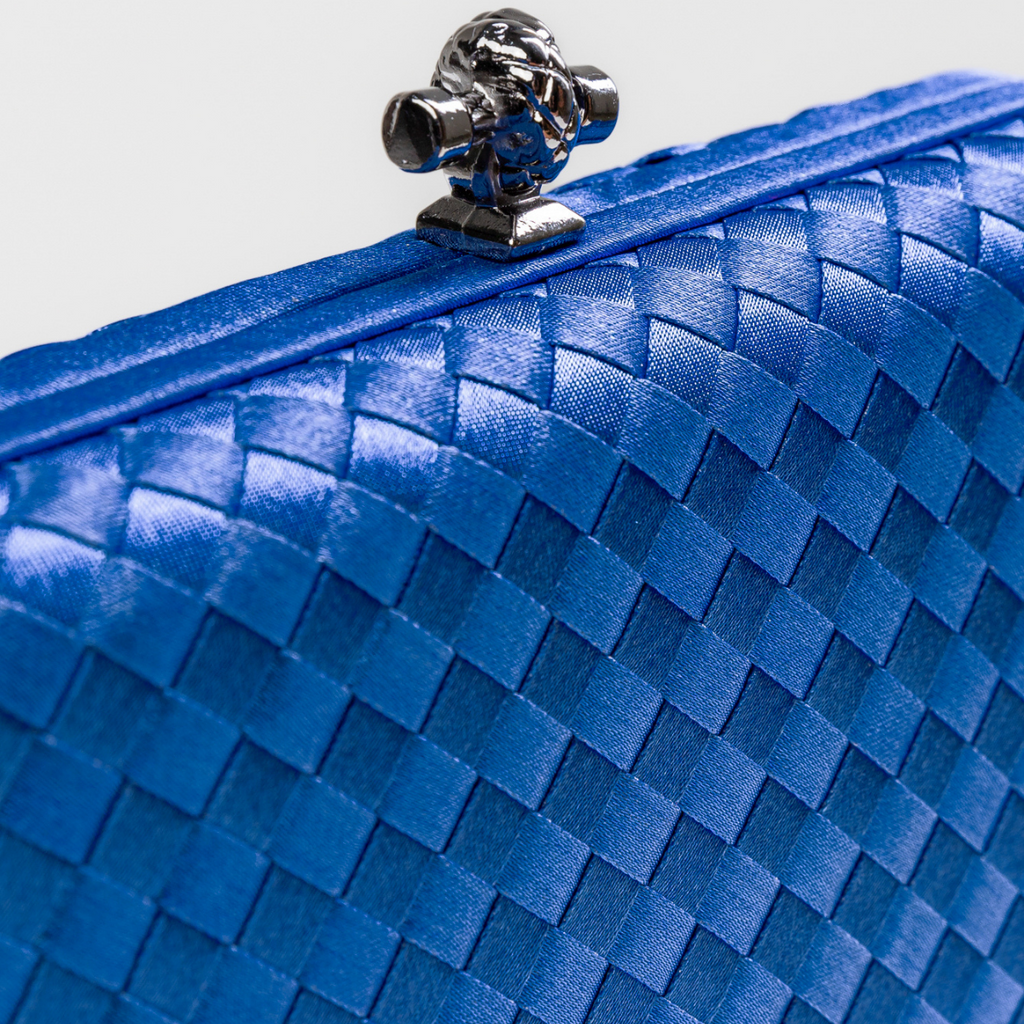 Bolsa Clutch Festa Tressê Média Azul Royal - ReUse