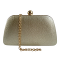Bolsa de Festa Clutch Trapezoidal Dourada - ReUse