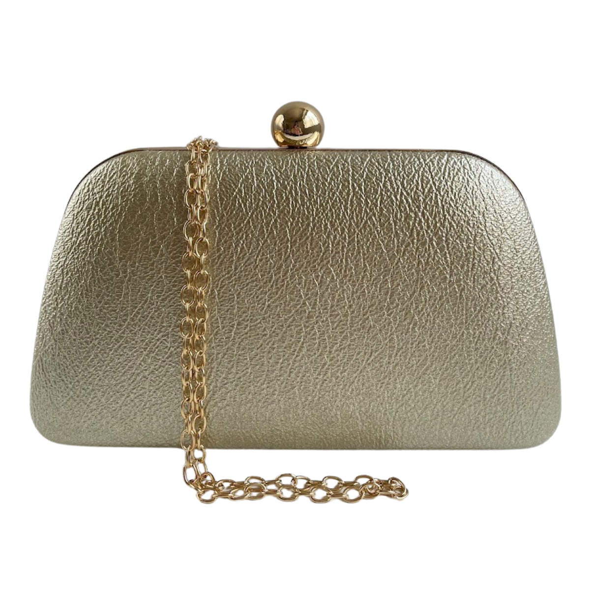 Bolsa de Festa Clutch Trapezoidal Dourada - ReUse