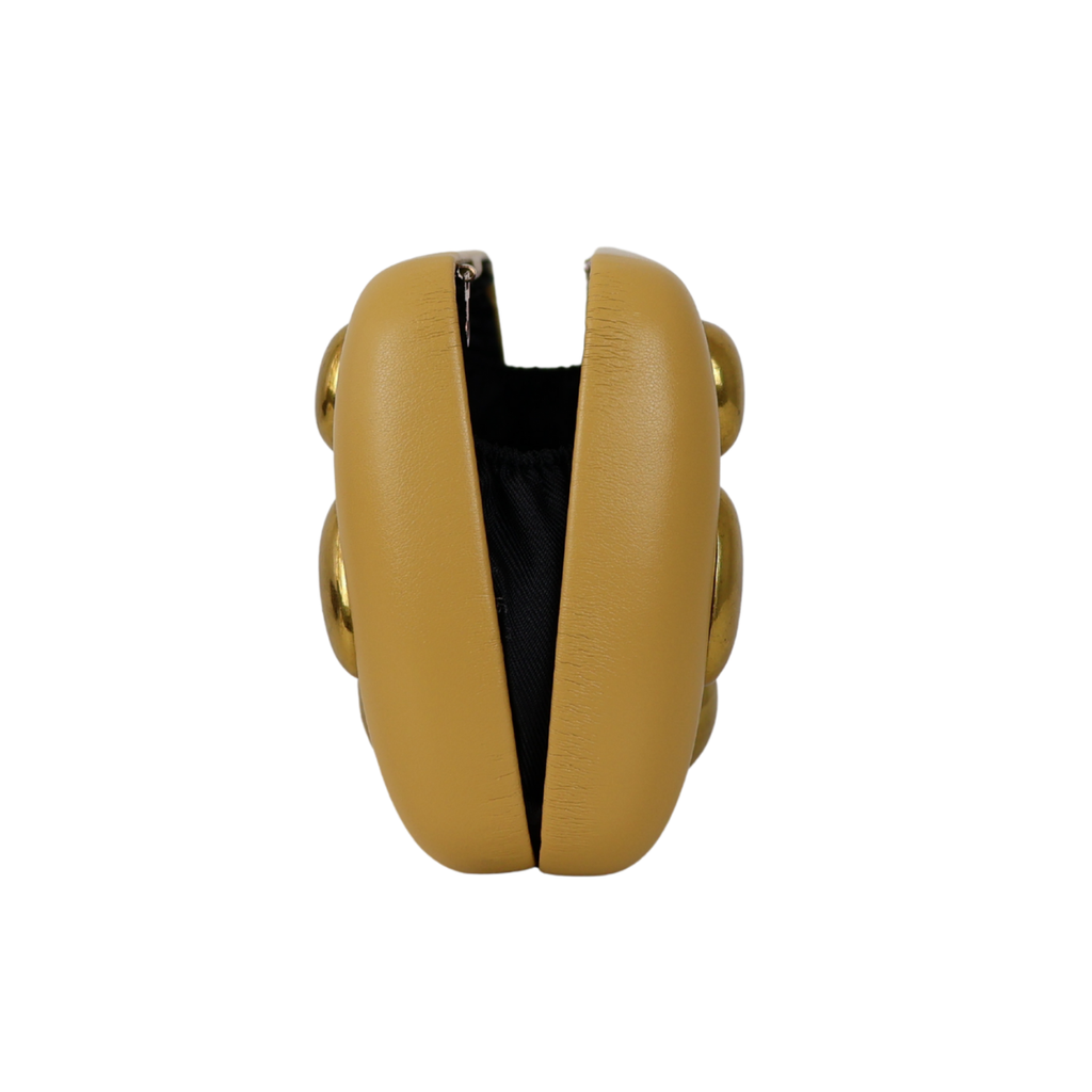 Bolsa Clutch Festa Courino Amarela - ReUse