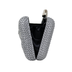 Bolsa Clutch Festa Palha Prata