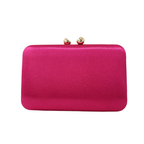 Bolsa Clutch Festa Cetim Rosa Pink
