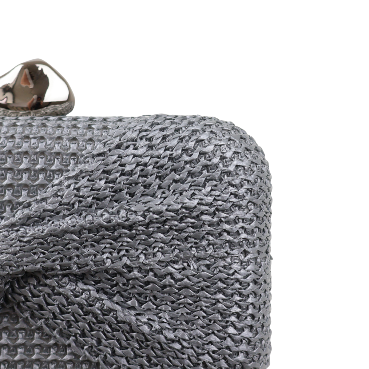 Bolsa Clutch Festa Palha Prata