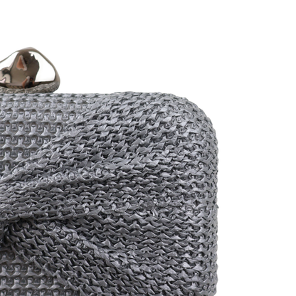 Bolsa Clutch Festa Palha Prata