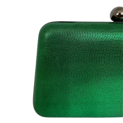 Bolsa de Festa Clutch Verde Metalizado - ReUse