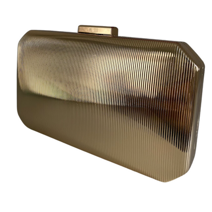 Bolsa de Festa Clutch Dourada Metalizada - ReUse