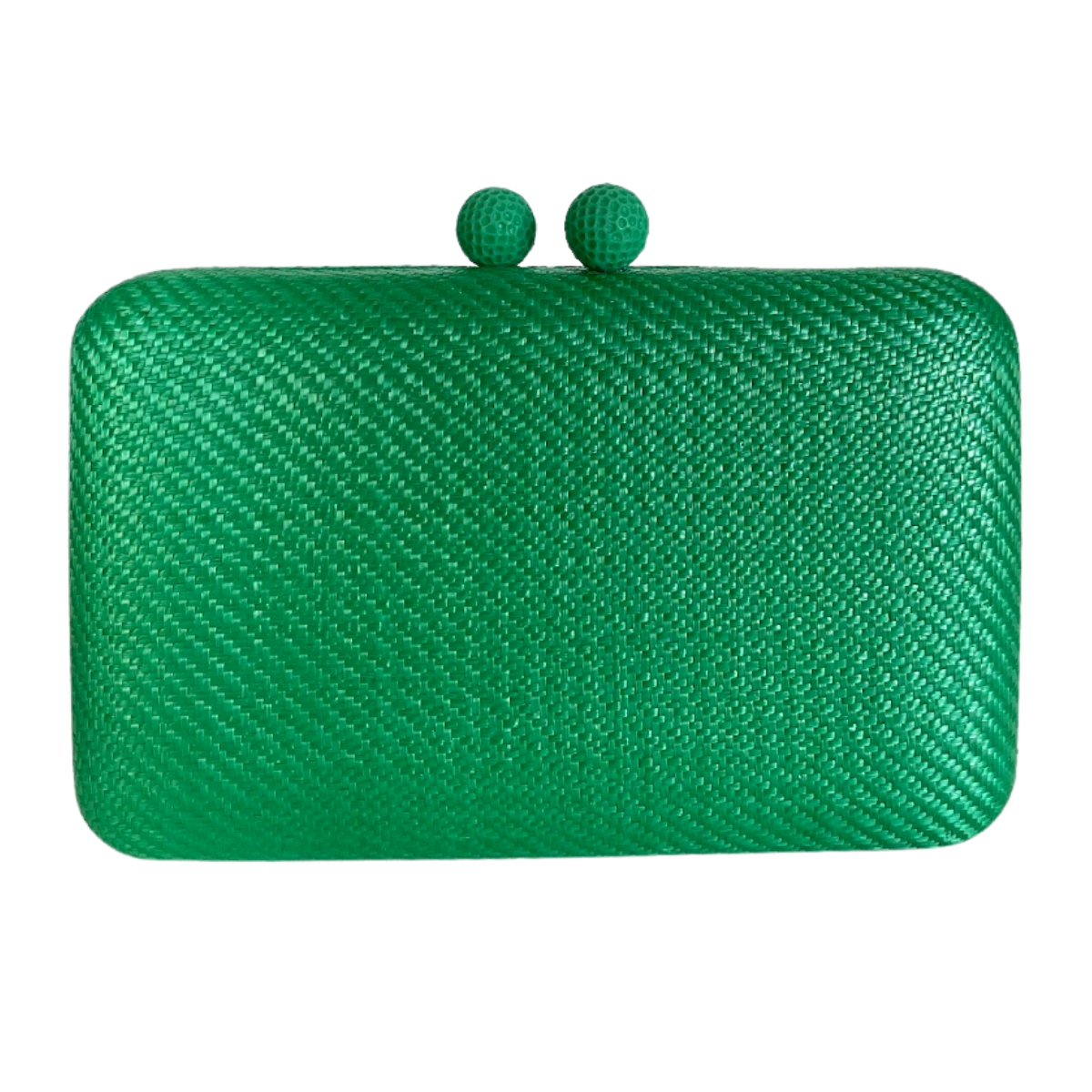 Bolsa de Festa Clutch Palha Verde