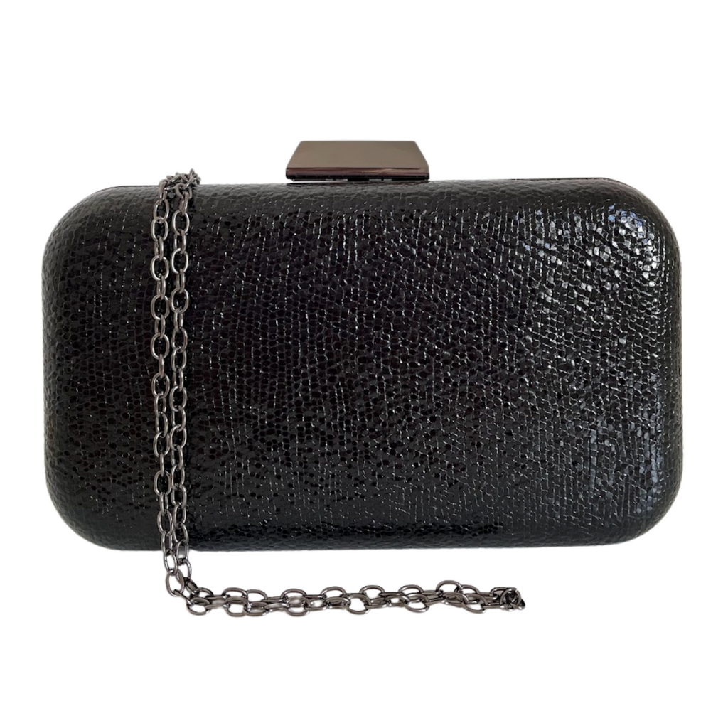 Bolsa de Festa Clutch Retangular Preta - ReUse