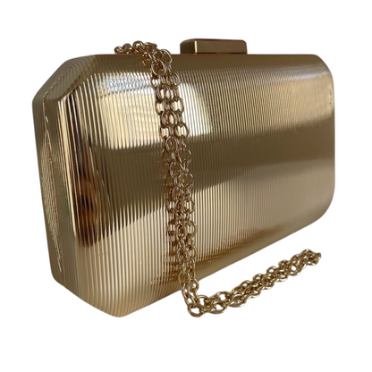 Bolsa de Festa Clutch Dourada Metalizada - ReUse