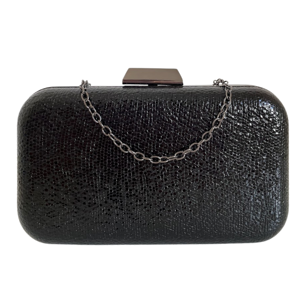 Bolsa de Festa Clutch Retangular Preta - ReUse