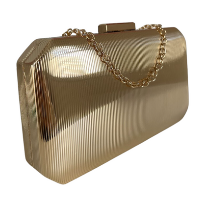 Bolsa de Festa Clutch Dourada Metalizada - ReUse