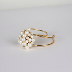 Bracelete Dourado Esferas Peroladas