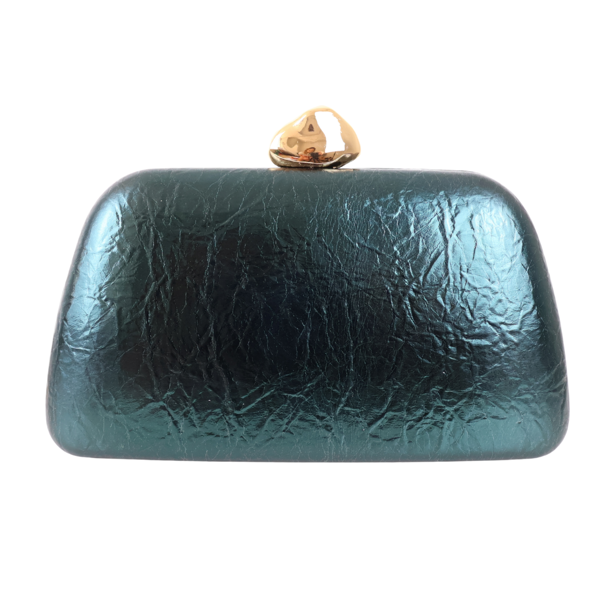 Bolsa Festa Clutch Metalizada Verde Escuro