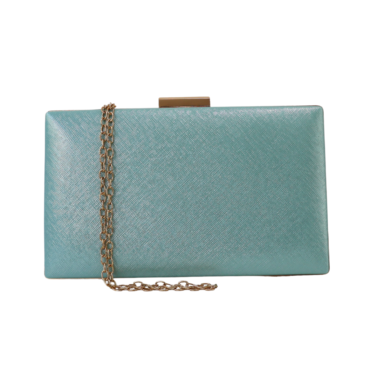 Bolsa de Festa Clutch Azul Turquesa