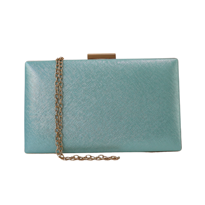 Bolsa de Festa Clutch Azul Turquesa