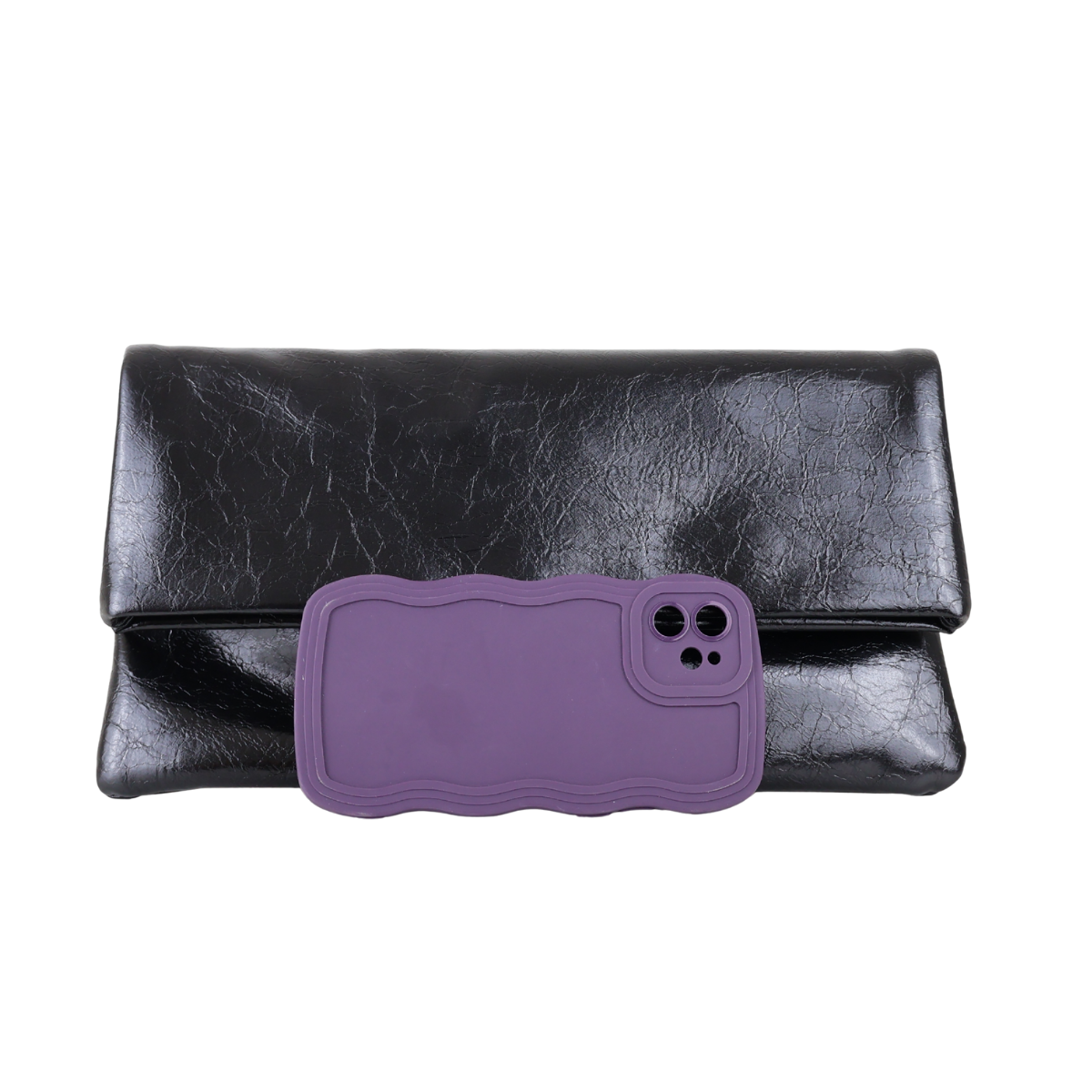 Bolsa Carteira Envelope Courvin Preta