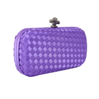 Clutch Tressê Cetim Inspired Pequena Violeta