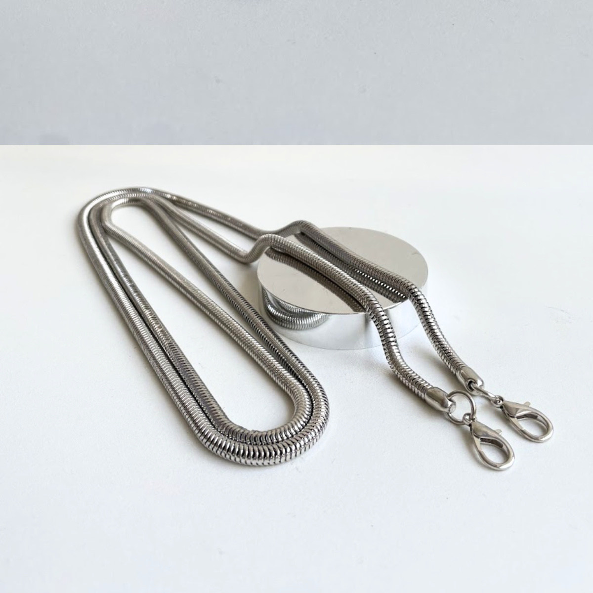 Alça Transversal Aço - Metal Prateado