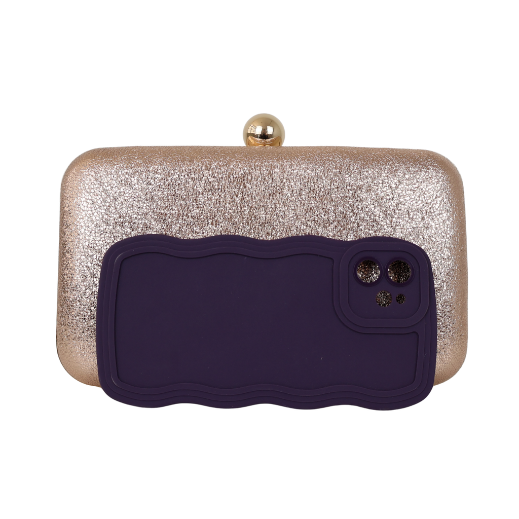 Bolsa Clutch Festa Champagne