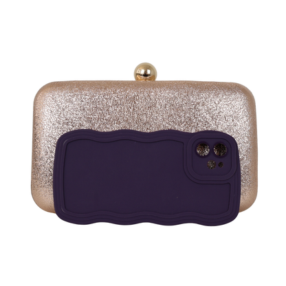 Bolsa Clutch Festa Champagne