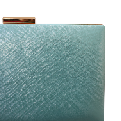 Bolsa de Festa Clutch Azul Turquesa