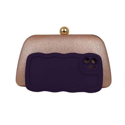 Bolsa Clutch Festa Champagne