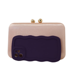 Bolsa Clutch Festa Cetim Rosa