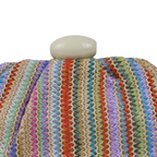 Bolsa Festa Pouch Palha Colorida