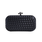 Clutch Tressê Cetim Inspired Pequena Preta