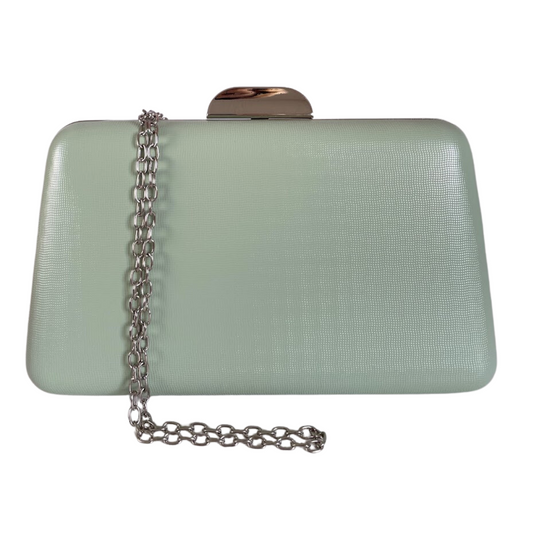 Bolsa Clutch Festa Vinil Verde Claro