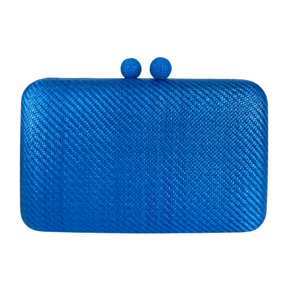 Bolsa de Festa Clutch Palha Azul