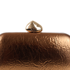Bolsa Festa Clutch Metalizada Bronze