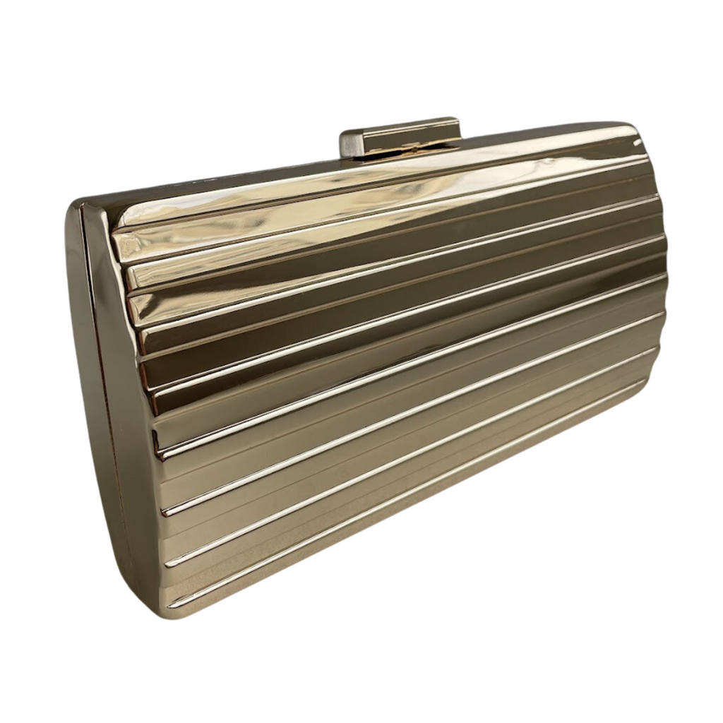 Bolsa de Festa Clutch Dourada Metalizada - ReUse