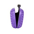 Clutch Tressê Cetim Inspired Pequena Violeta