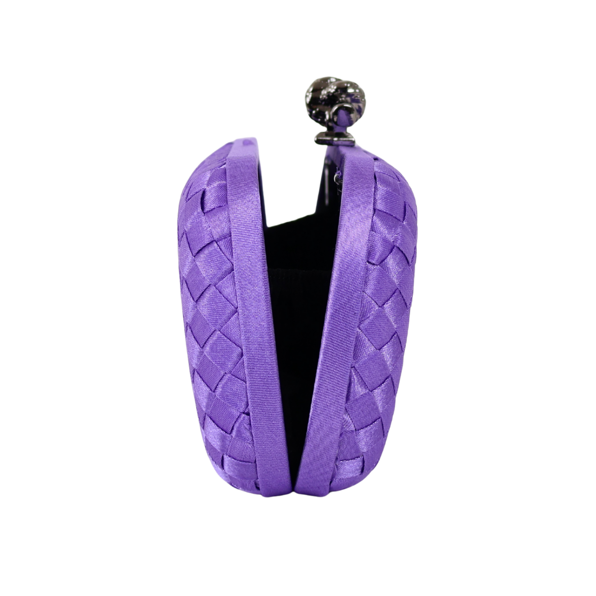 Clutch Tressê Cetim Inspired Pequena Violeta