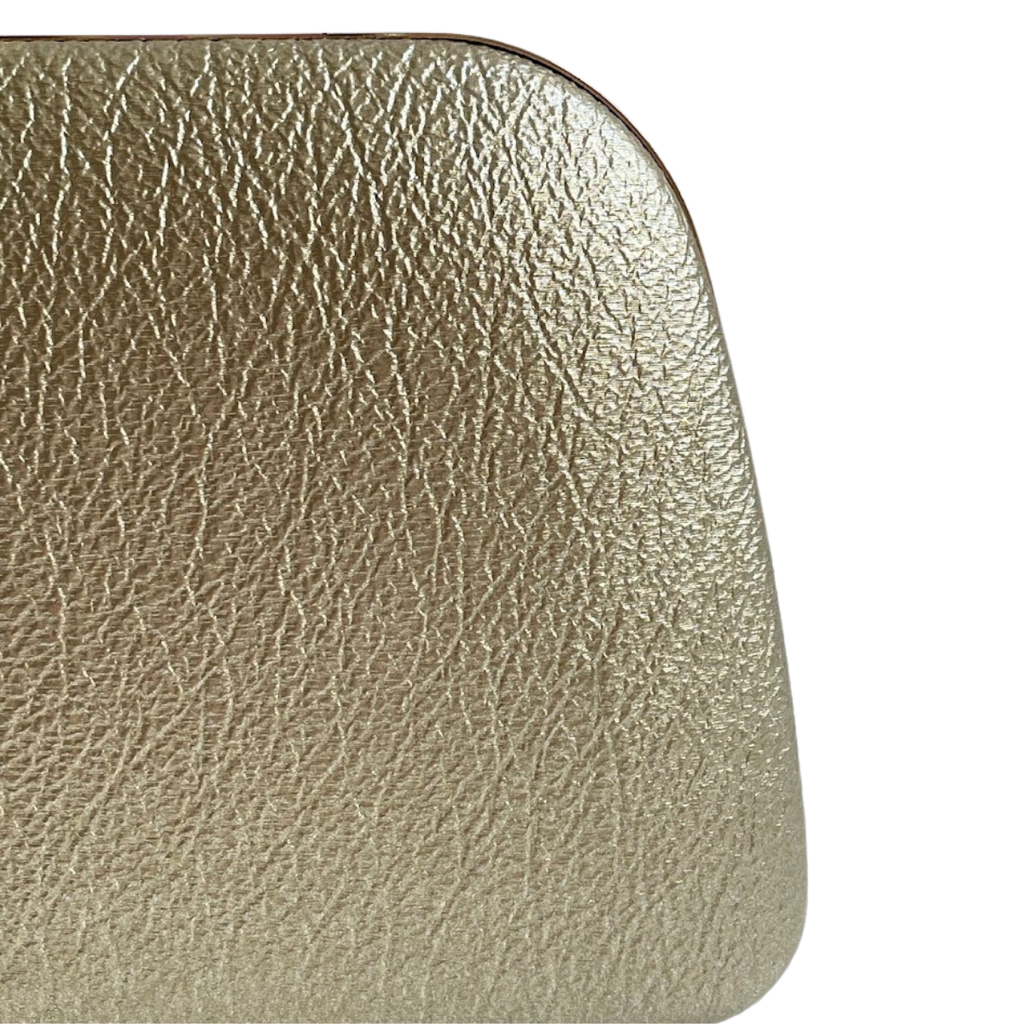 Bolsa de Festa Clutch Trapezoidal Dourada - ReUse
