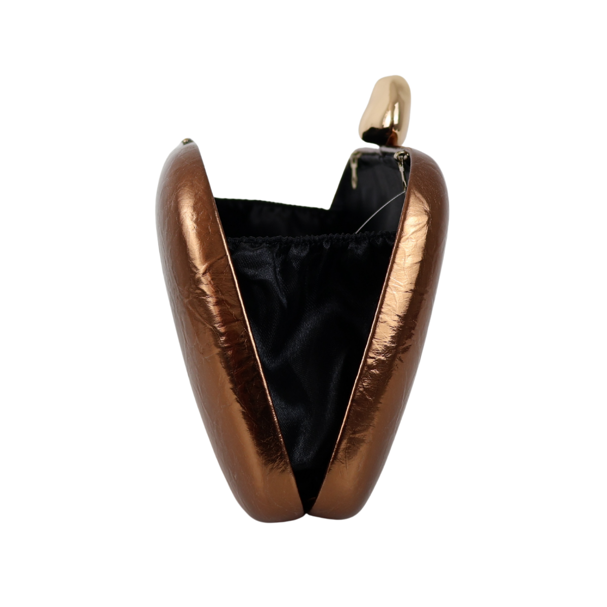 Bolsa Festa Clutch Metalizada Bronze