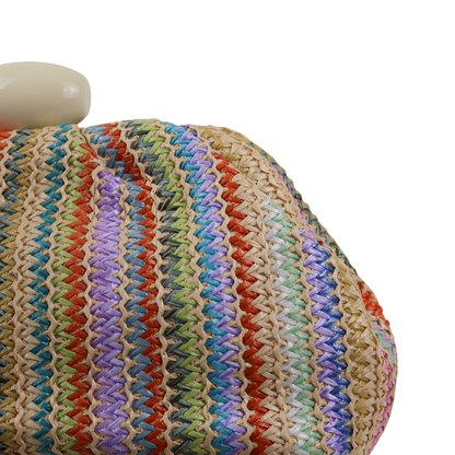 Bolsa Festa Pouch Palha Colorida