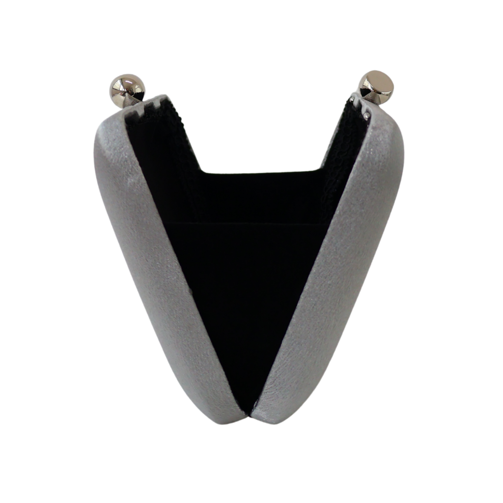 Bolsa Clutch Festa Cetim Prata
