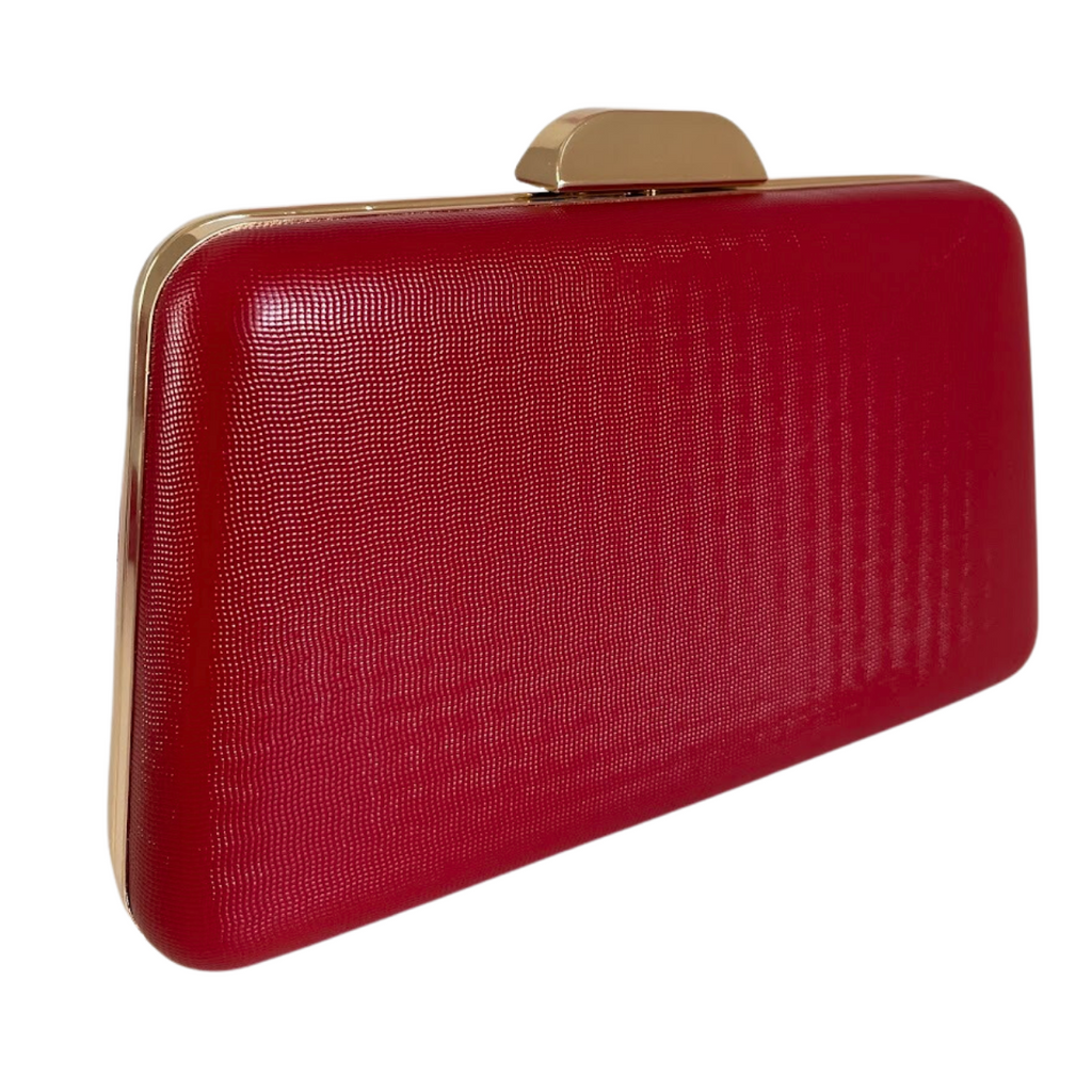 Bolsa Clutch Festa Vinil Vermelha - ReUse