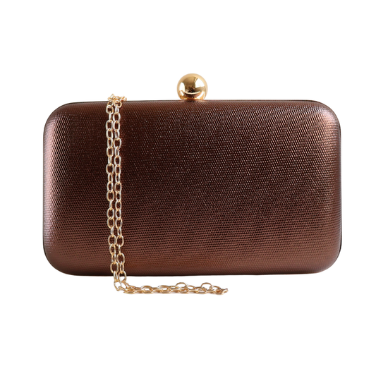 Bolsa Clutch Festa Marrom
