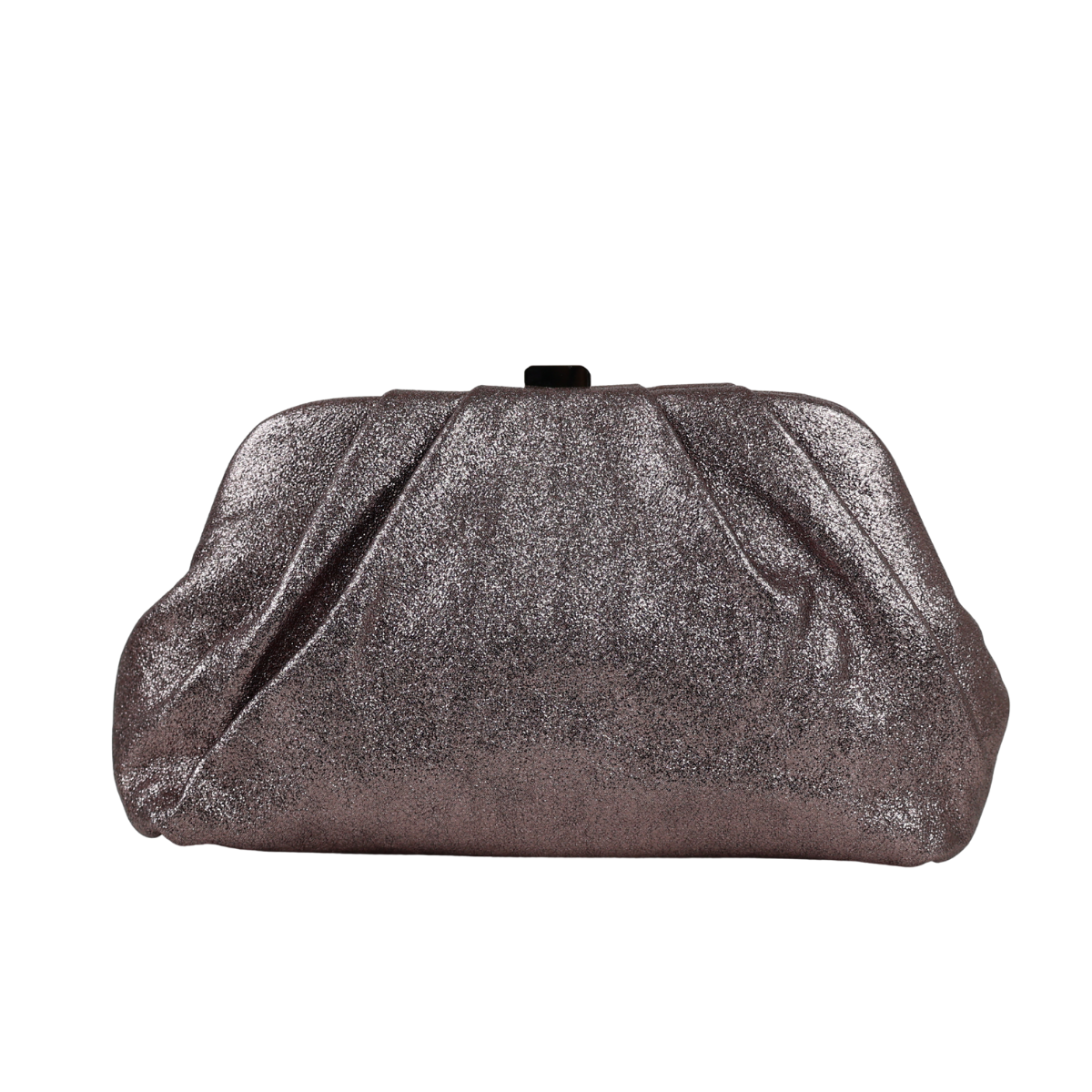 Bolsa Pouch Festa Clutch Prata Envelhecida