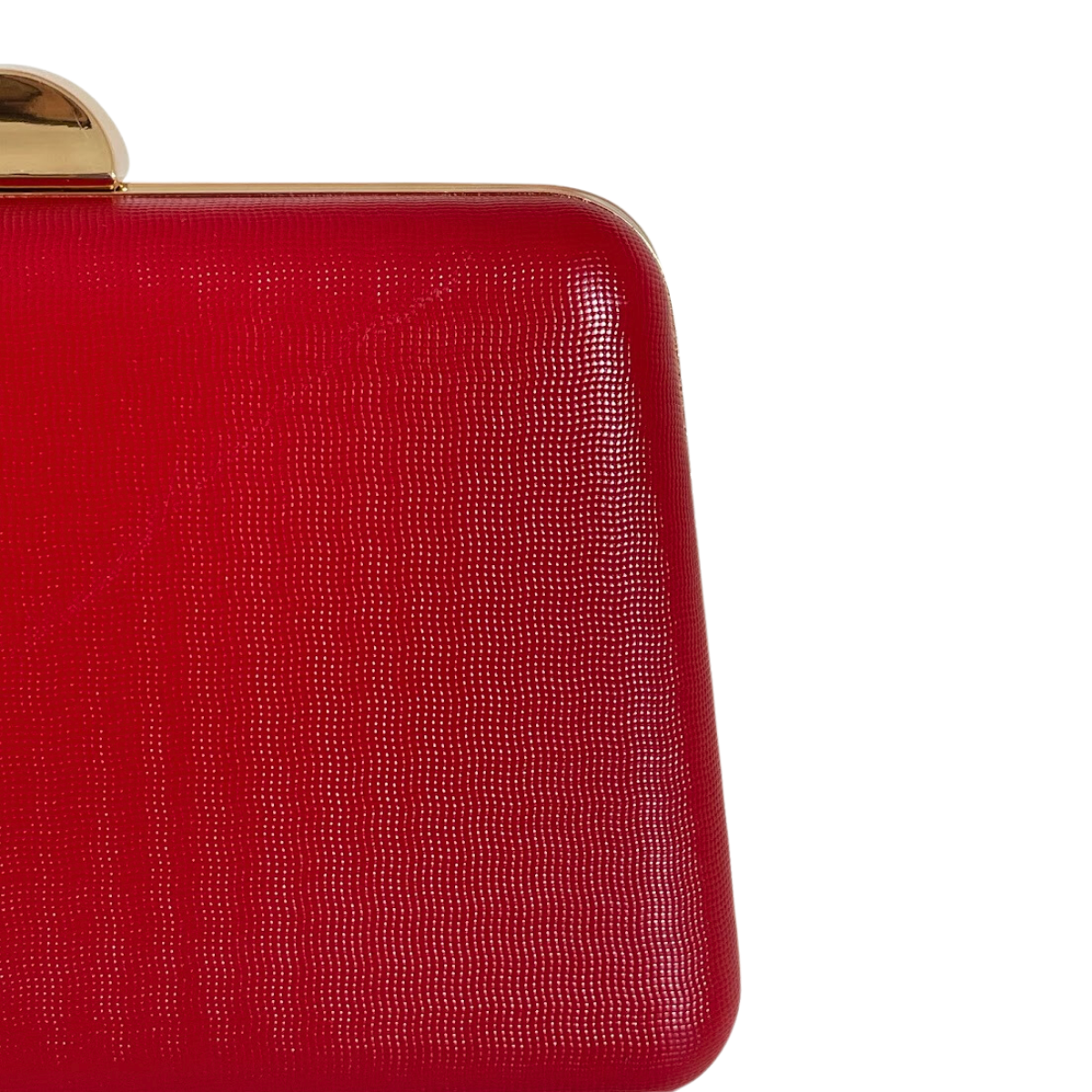 Bolsa Clutch Festa Vinil Vermelha - ReUse