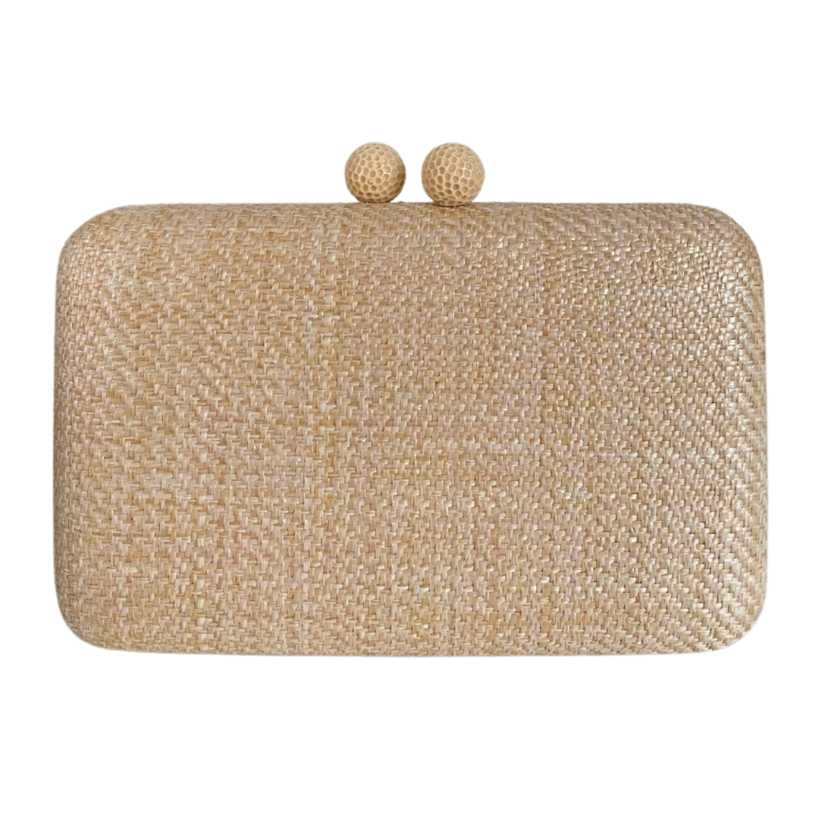 Bolsa de Festa Clutch Palha Bege