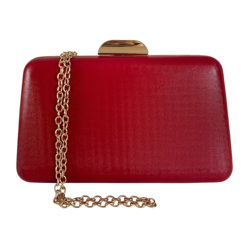 Bolsa Clutch Festa Vinil Vermelha - ReUse