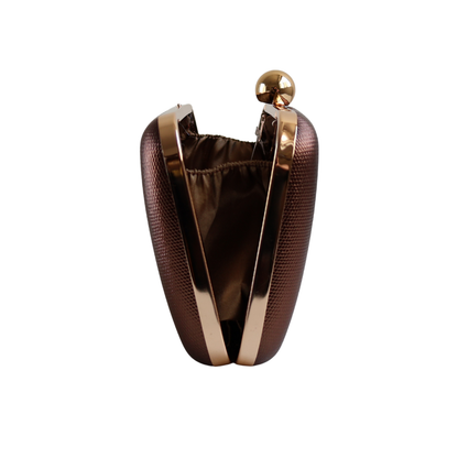 Bolsa Clutch Festa Marrom