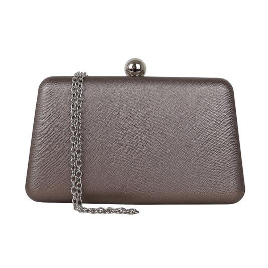 Bolsa Clutch Festa Prateada Envelhecida