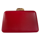 Bolsa Clutch Festa Vinil Vermelha - ReUse