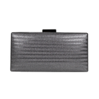 Bolsa de Festa Clutch Prata Grafite