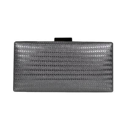Bolsa de Festa Clutch Prata Grafite